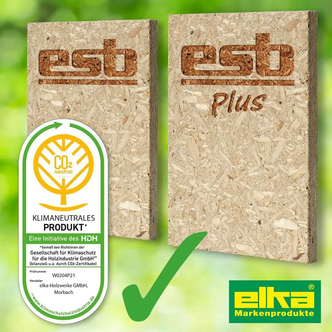 elka esb panels are climate-neutral products